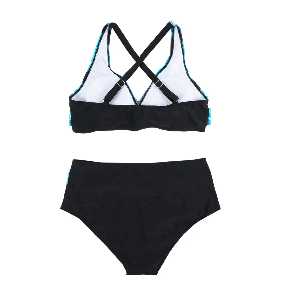 Women Two Piece V-Neckline Bikini Swimsuit - Image 4