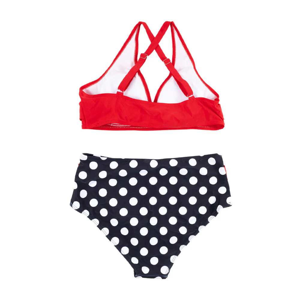 Women Two Piece V-Neckline Bikini Swimsuit - Image 4