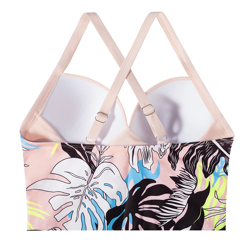 Womens Cut-Out Swimsuit with Cross Straps - Image 7