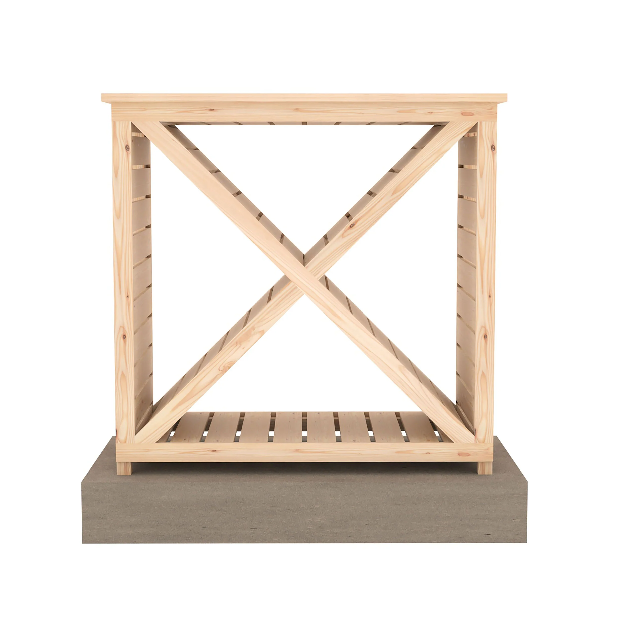 Woodlowe Cross Log Store - Image 2