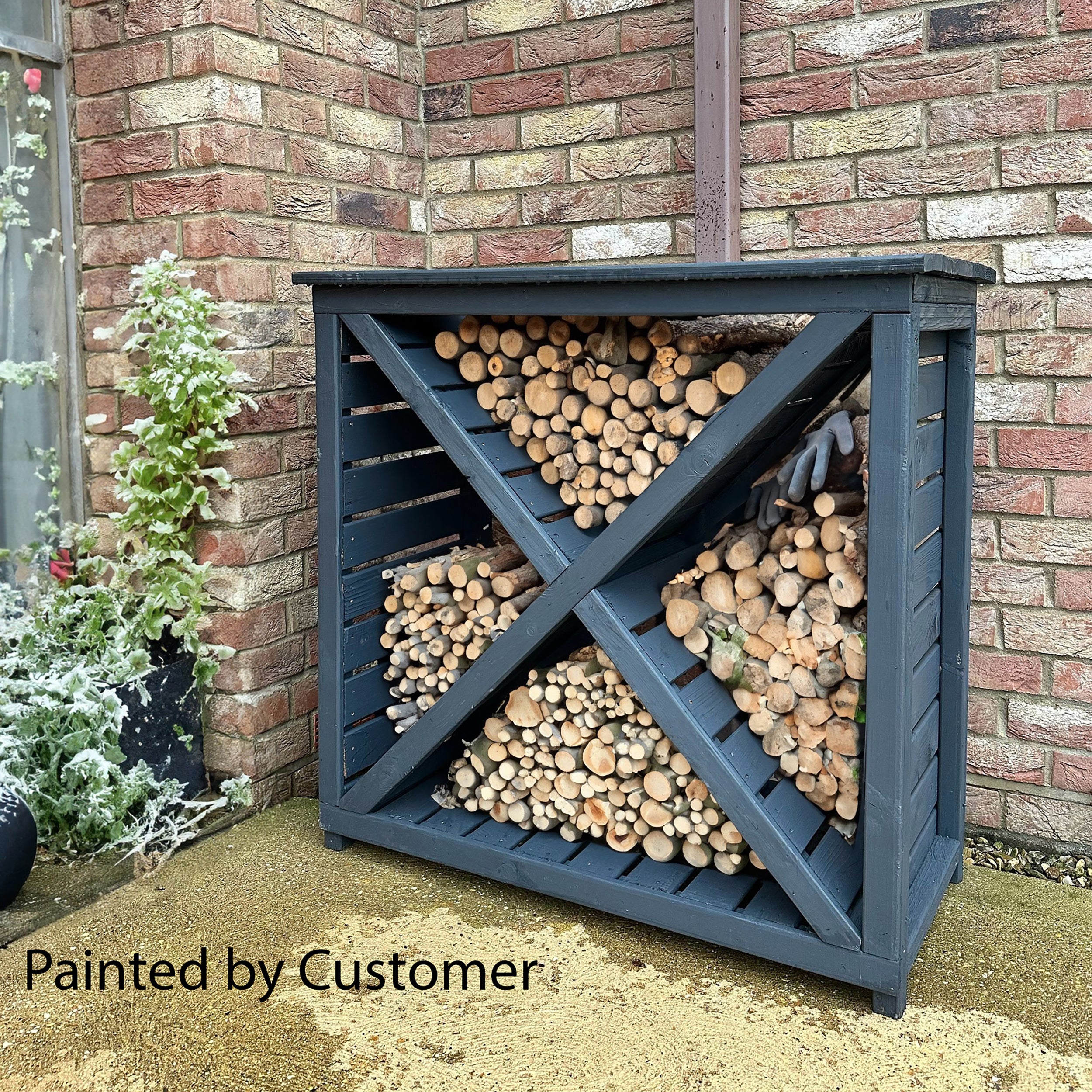 Woodlowe Cross Log Store - Image 3