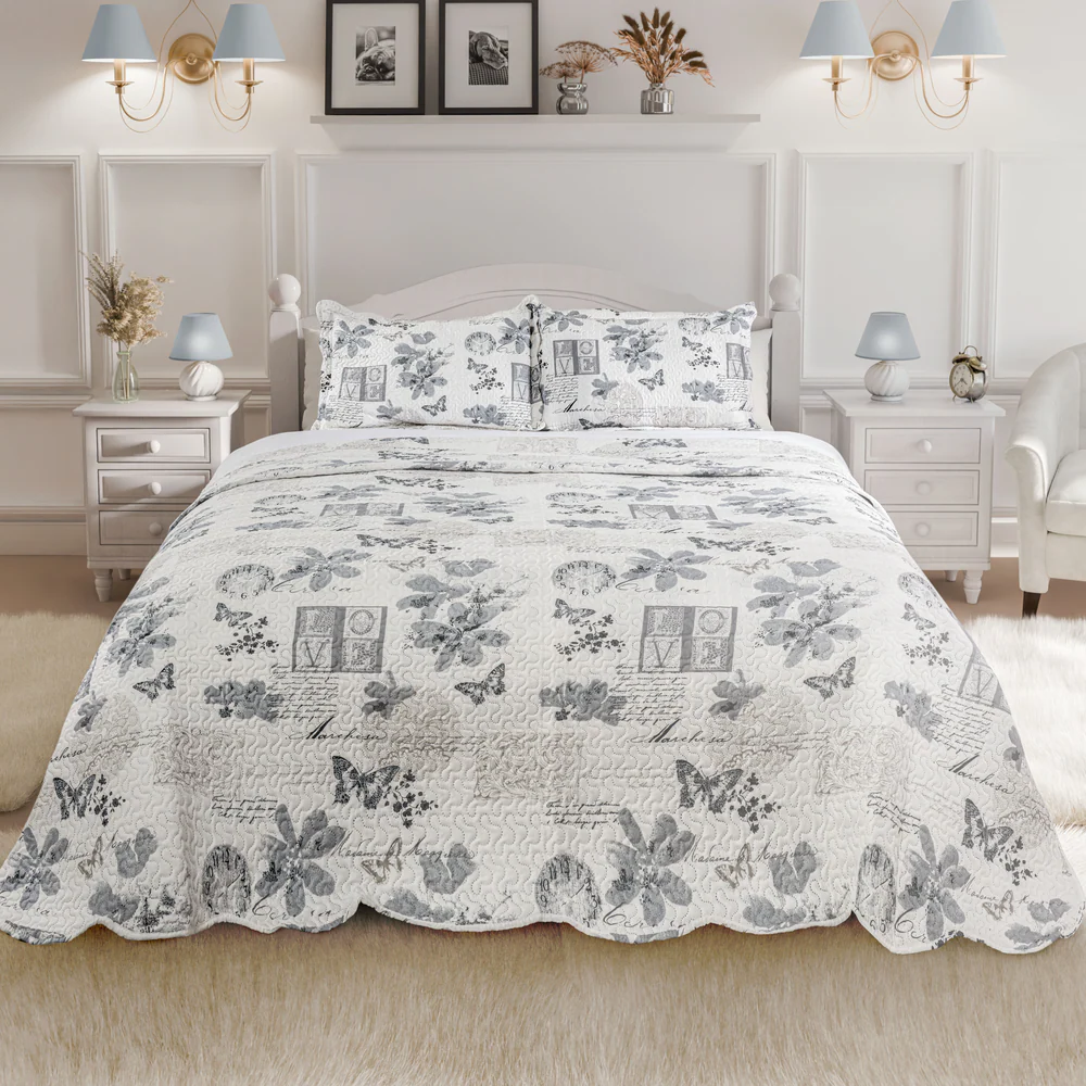 Wordsworth - Quilted Patchwork Bedspread Set