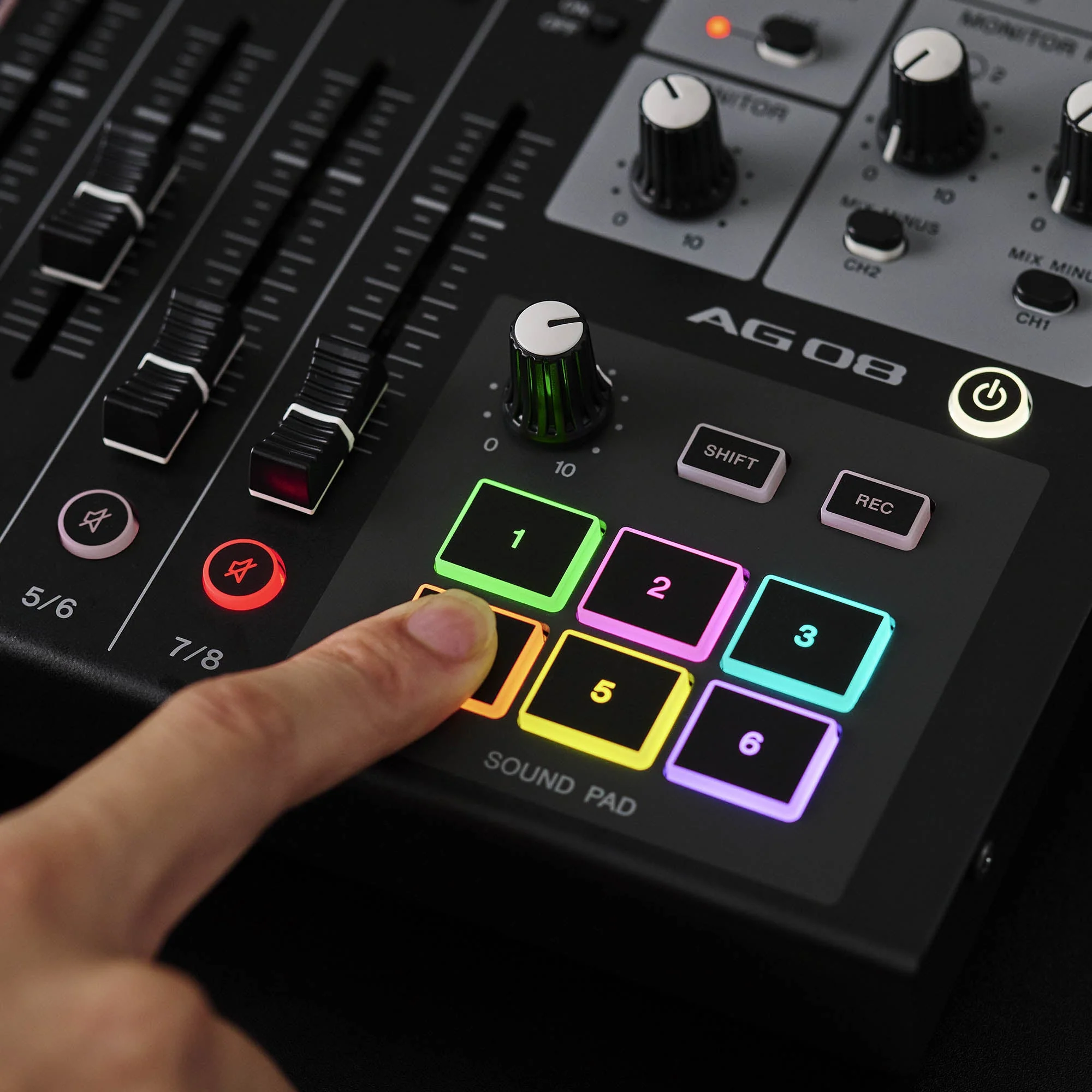 Yamaha AG08 (Black) All-in-One Streaming Station - Image 5