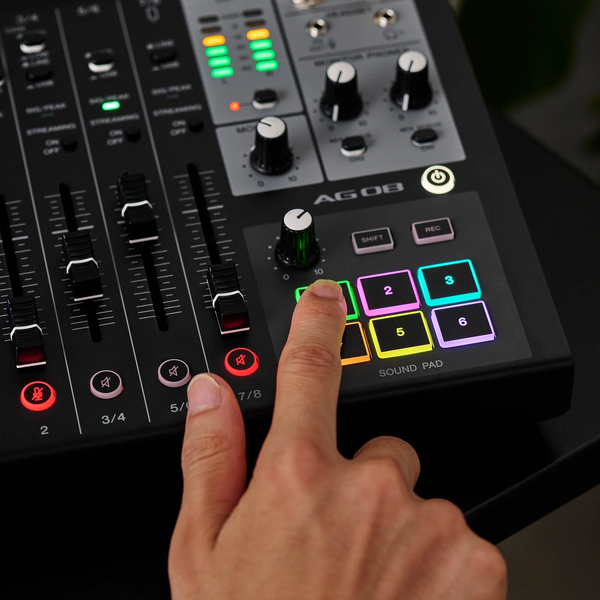 Yamaha AG08 (Black) All-in-One Streaming Station - Image 7