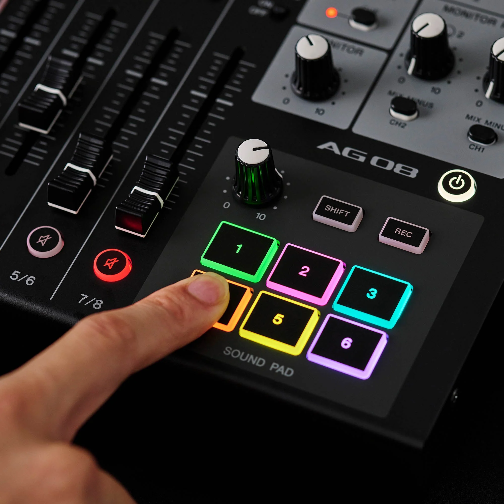 Yamaha AG08 (Black) All-in-One Streaming Station - Image 9