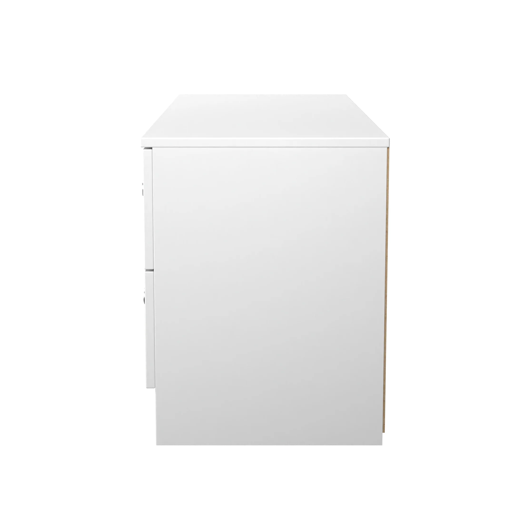 Yarmouth 4 Drawer Bed Box in White & White Matt - Ready Assembled - Image 2