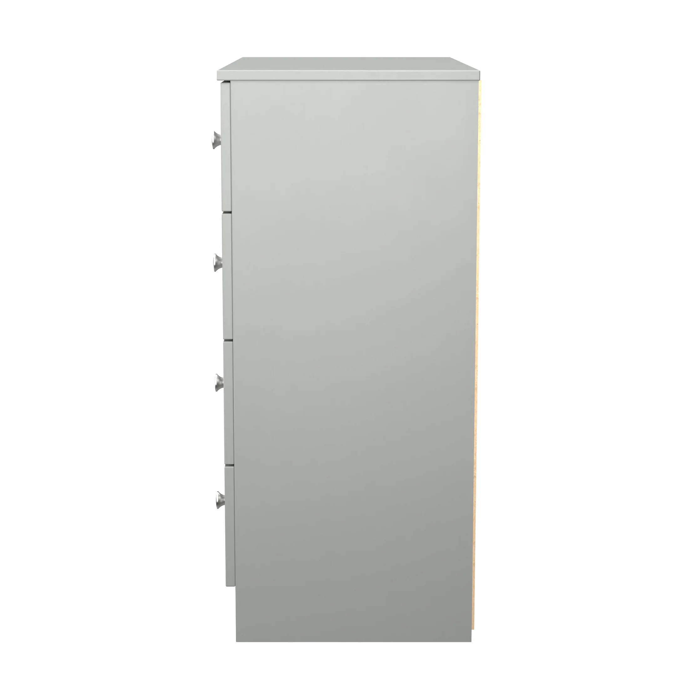 Yarmouth 4 Drawer Chest in Uniform Grey & Dusk Grey - Ready Assembled - Image 3