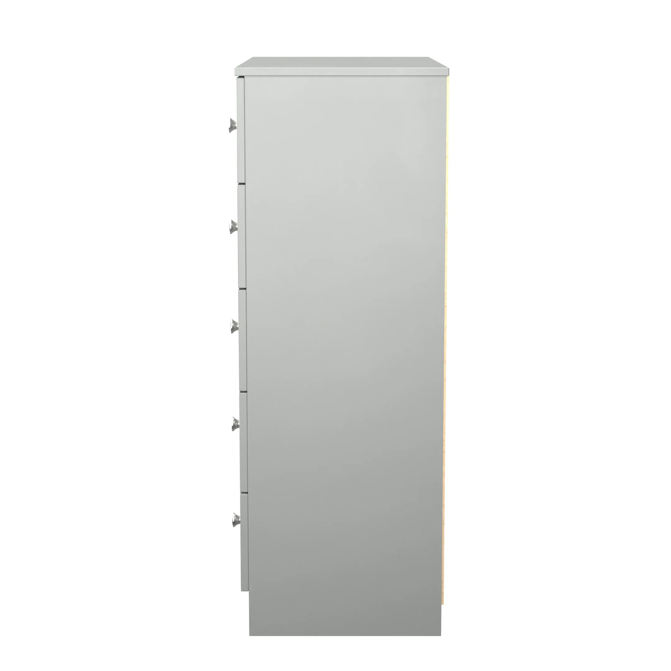 Yarmouth 5 Drawer Chest in Uniform Grey & Dusk Grey - Ready Assembled - Image 3