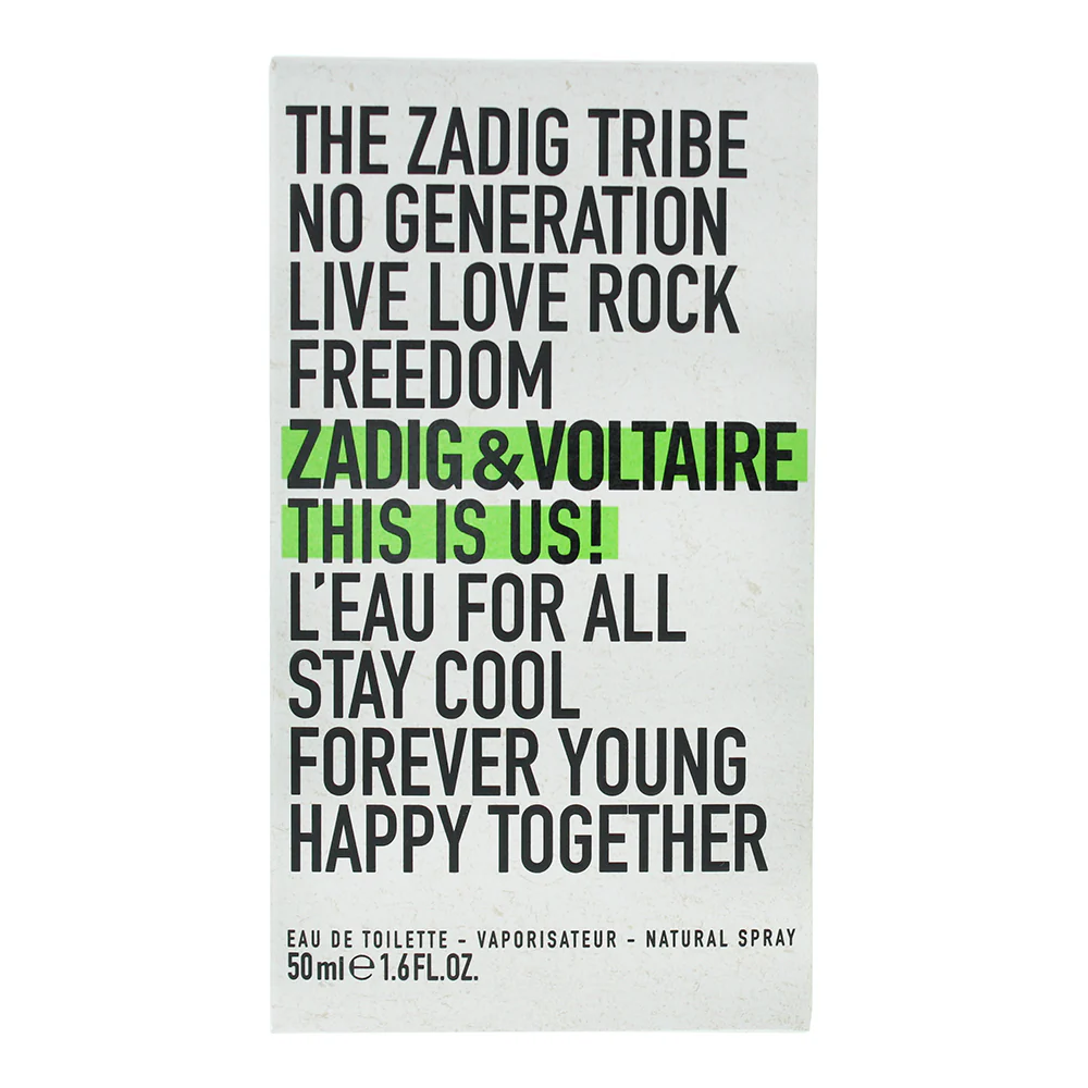 Zadig & Voltaire This Is Us! Eau De Toilette 50ml - Image 4