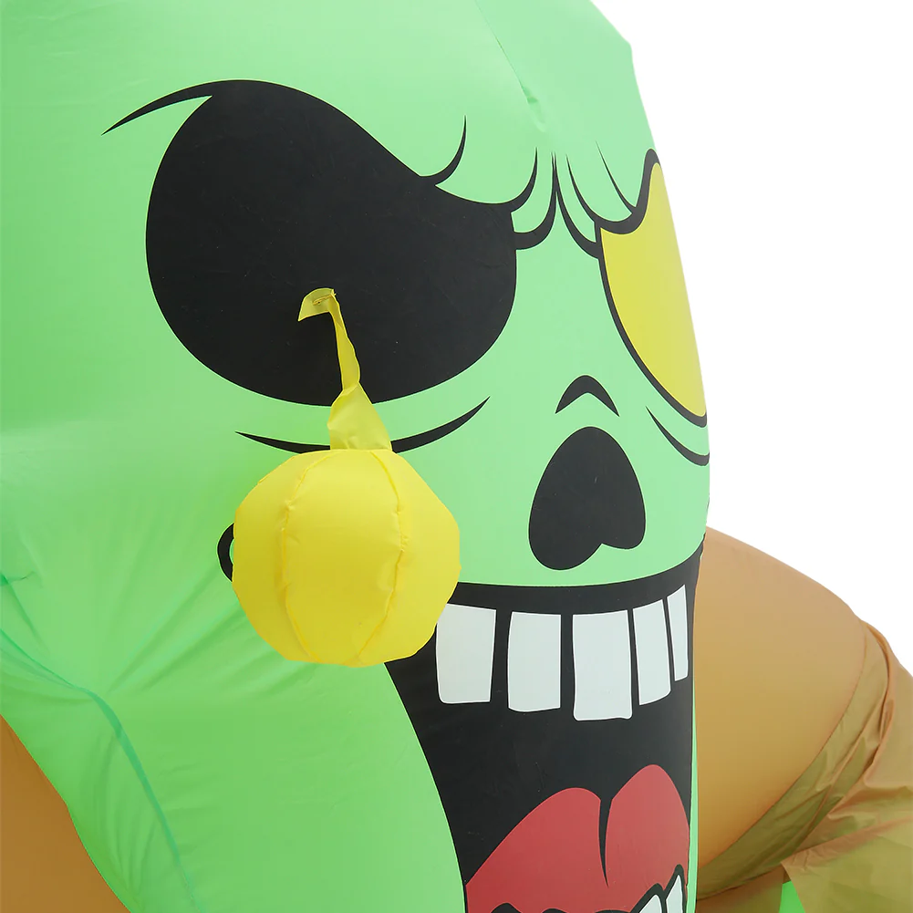 Zombie Tombstone Halloween Inflatable with Lights - Image 3