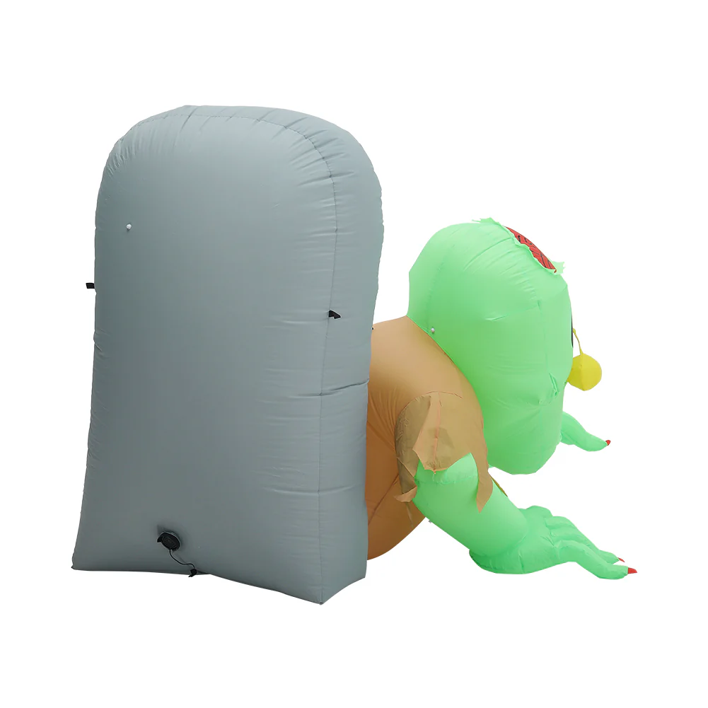 Zombie Tombstone Halloween Inflatable with Lights - Image 7