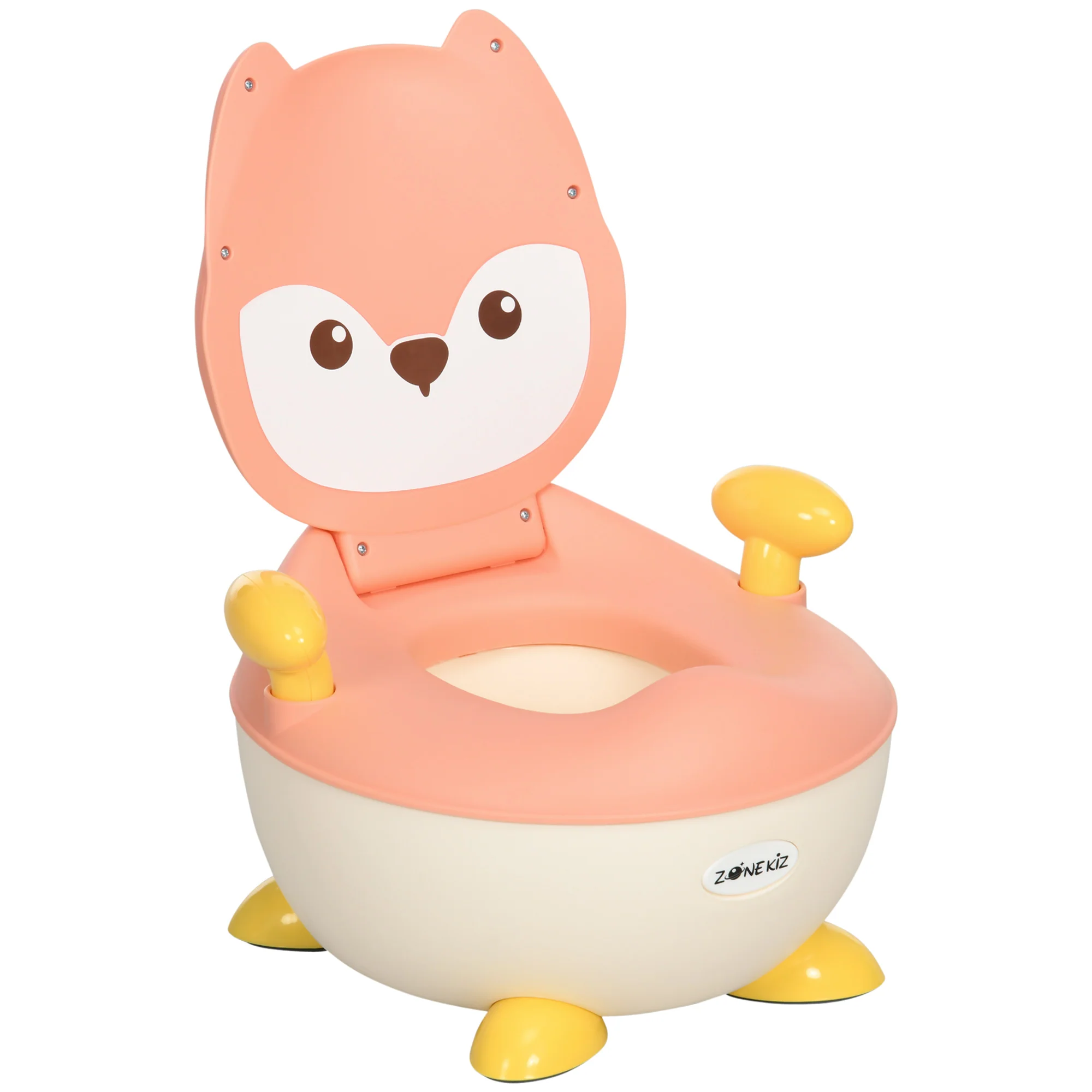 ZONEKIZ Infant Potty Training Toilet With Splash Guard