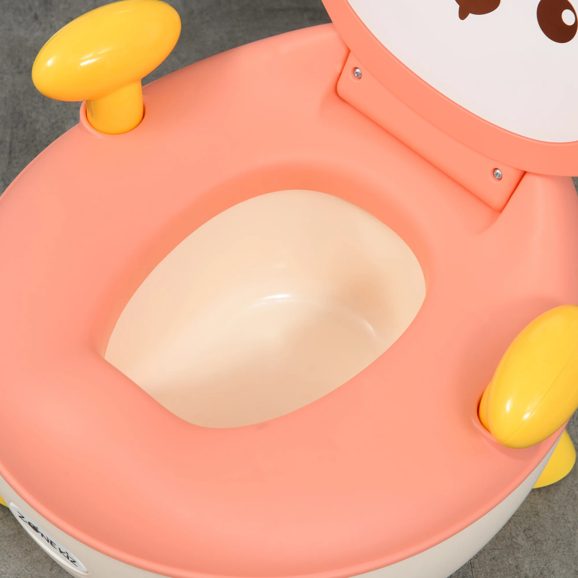 ZONEKIZ Infant Potty Training Toilet With Splash Guard - Image 8